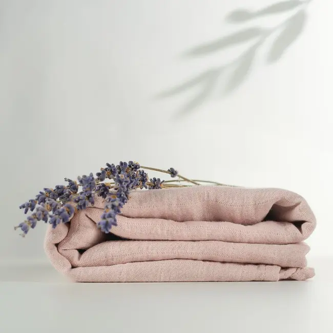 Onino - muselina multifunctionala din bumbac 100% organic, hug.me, warm peach, x1 bucata, 120 x 120 cm, certificata gots bbbcdsw006