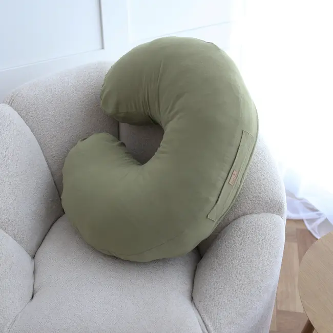 Perna De Alaptare ,   Olive   Confort Natural Pentru Mama Si Bebelus Pjbc2013