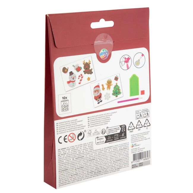 Pictura cu diamante - abtibilduri de craciun