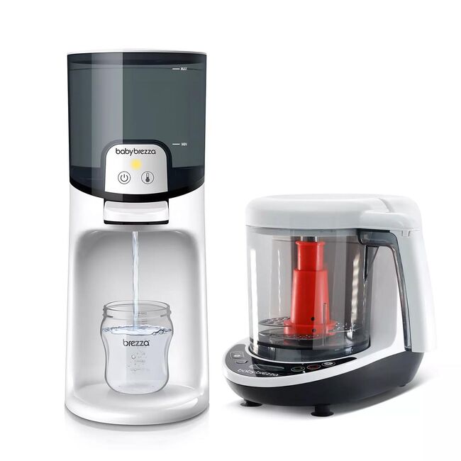 Pachet Bebe-Start 3 - Robot de bucatarie One Step Baby Food Maker + Incalzitor Apa BabyBrezza