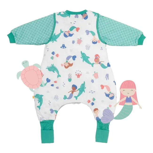 Sac de dormit cu picioruse si maneca lunga detasabila Mermaid 80 cm + manseta 2.5 Tog BBXCJ181-25FSN