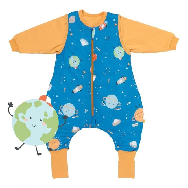 Sac de dormit cu picioruse si maneca lunga detasabila Space 80 cm + manseta 2.5 Tog BBXCJ191-25FSN