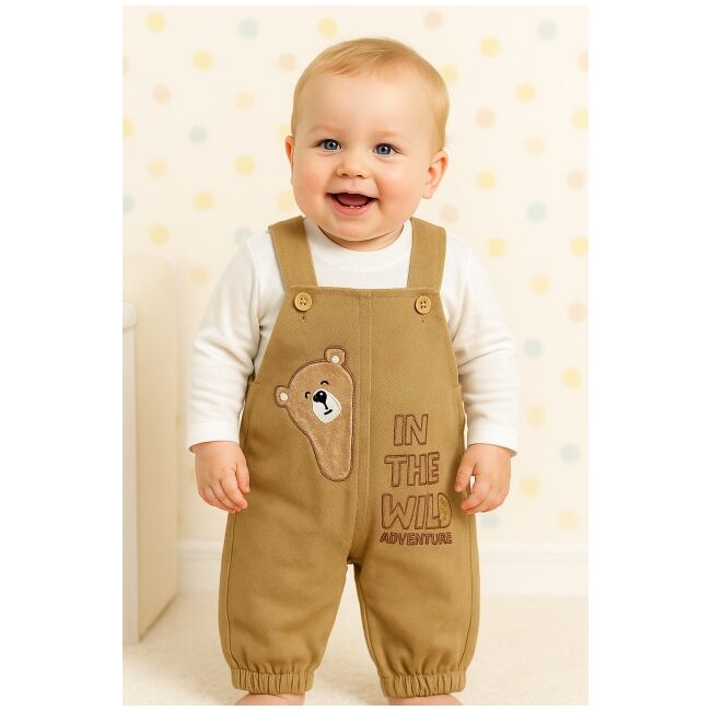 Salopeta cu bluzita pentru bebelusi ursulet – koala bbl48