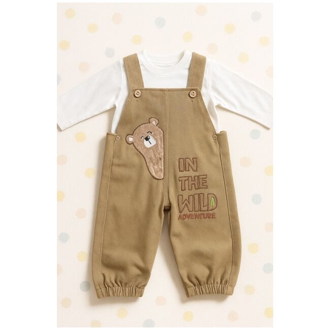 Salopeta cu bluzita pentru bebelusi ursulet – koala bbl48