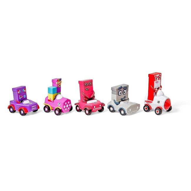 Set mini vehicule numberblocks - de la 6 la 10