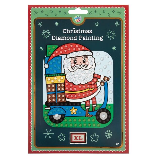 Set pictura cu diamante xl - decoratiune de craciun