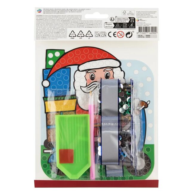 Set pictura cu diamante xl - decoratiune de craciun