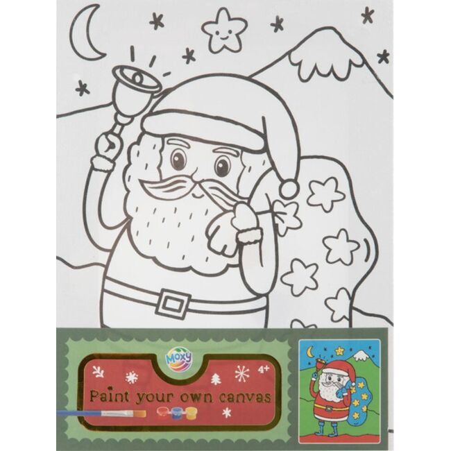 Set pictura pe panza - vine craciunul