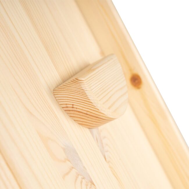 Tobogan Si Perete De Catarare 2 In 1 Din Lemn Natural ,   Meowbaby Pjbzwd004