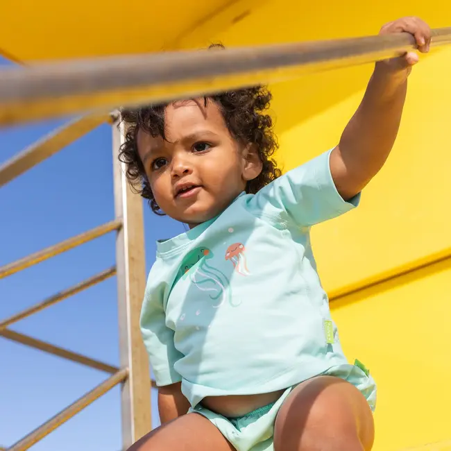 Tricou Cu Protectie Solara Uv Upf 50+, 12-18 Luni, Jeallyfish Pjb64022