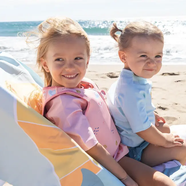 Vesta De Inot Pentru Copii, Protectie Uv Upf 50+, Be Happy By Saro, M 3-6 Ani Pjb62208