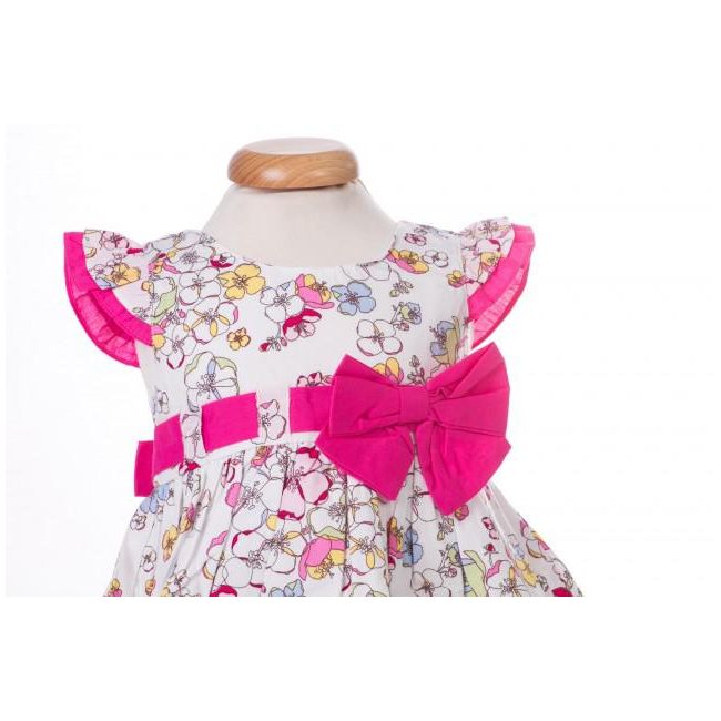 Rochita de fetite cu imprimeu floral colorat - BBN1059