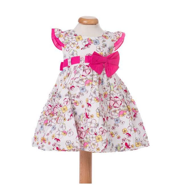 Rochita de fetite cu imprimeu floral colorat - BBN1059