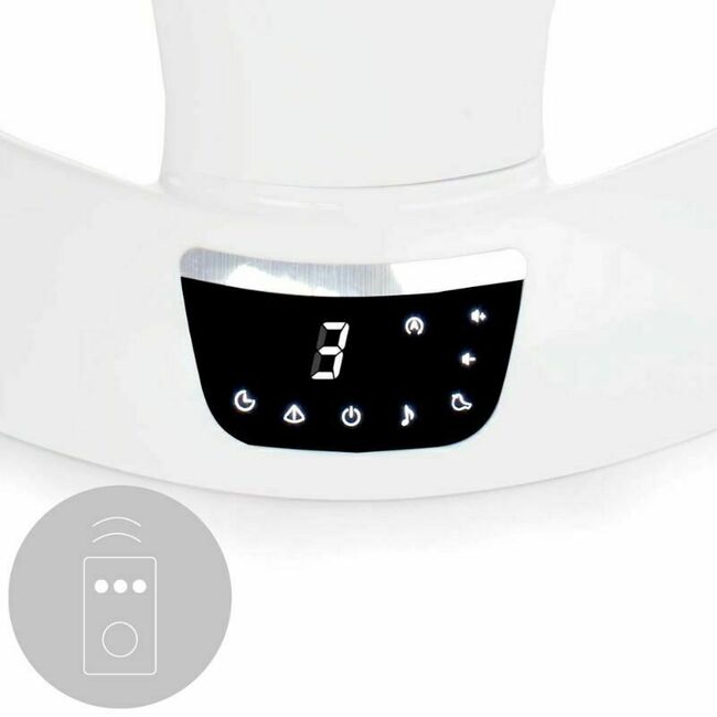 Balansoar electric, Jane, Moon, Cu 5 trepte de viteza, Timer, 12 melodii si 5 sunete ale naturii, Conform cu standardul european EN 12790:2023, Botanic BYN8420421093351