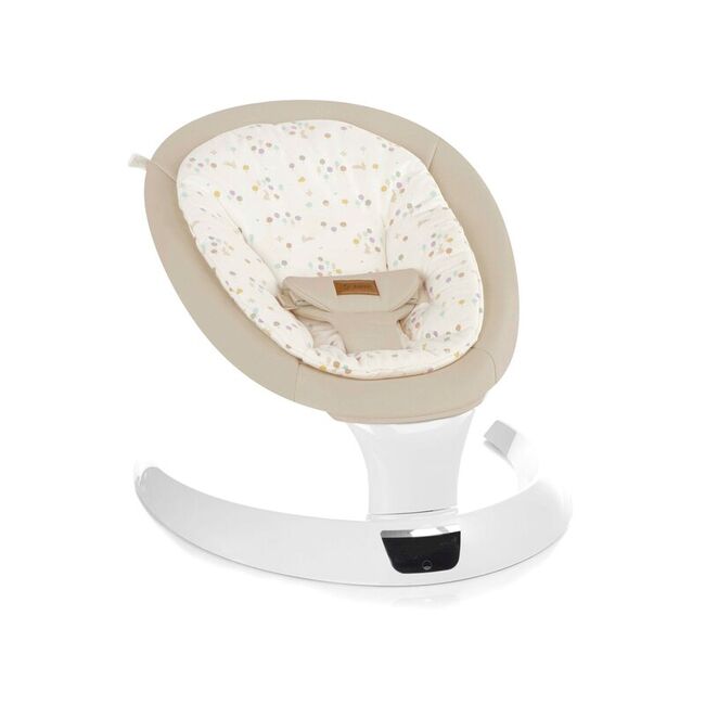 Balansoar electric, Jane, Moon, Cu 5 trepte de viteza, Timer, 12 melodii si 5 sunete ale naturii, Conform cu standardul european EN 12790:2023, Iris BYN8420421090039