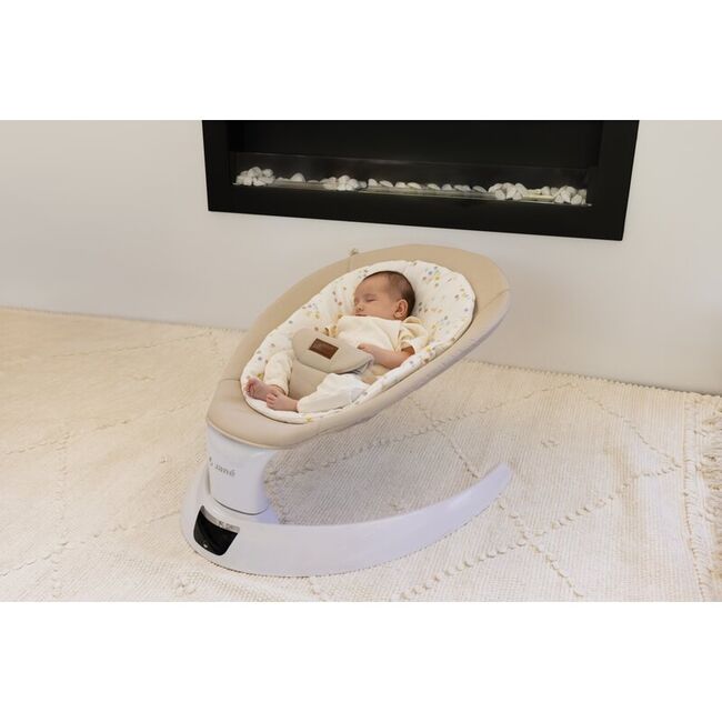 Balansoar electric, Jane, Moon, Cu 5 trepte de viteza, Timer, 12 melodii si 5 sunete ale naturii, Conform cu standardul european EN 12790:2023, Iris BYN8420421090039