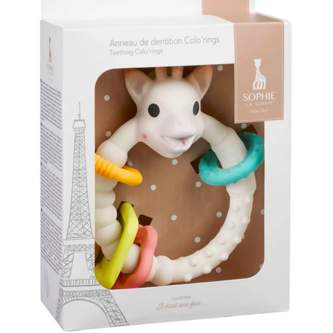 Inel dentitie coloring girafa sophie vu010120
