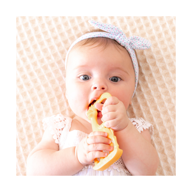 Inel dentitie vanilie girafa sophie - diverse culori vu010313