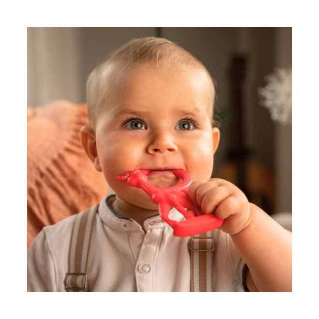 Inel dentitie vanilie girafa sophie - diverse culori vu010313