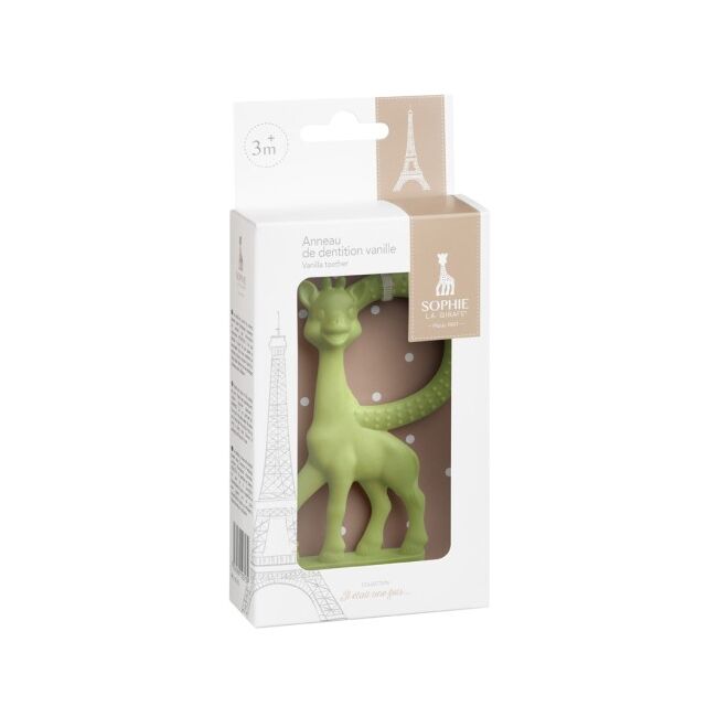 Inel dentitie vanilie girafa sophie - diverse culori vu010313