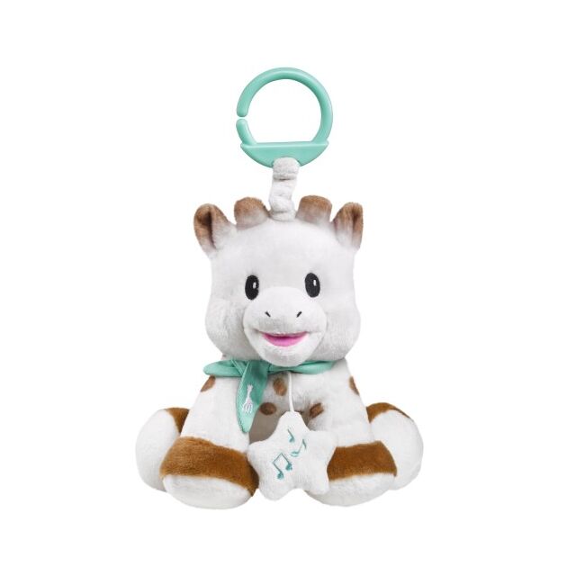 Jucarie muzicala de plus girafa sophie 20 cm vu010338
