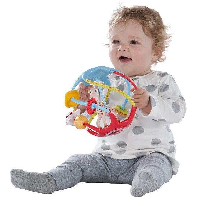 Minge zornaitoare si de dentitie twistin'ball girafa sophie vu230788