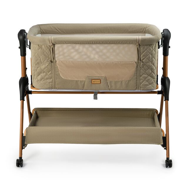 Onino -  patut co-sleeper nest.me, misty taupe bbbb15