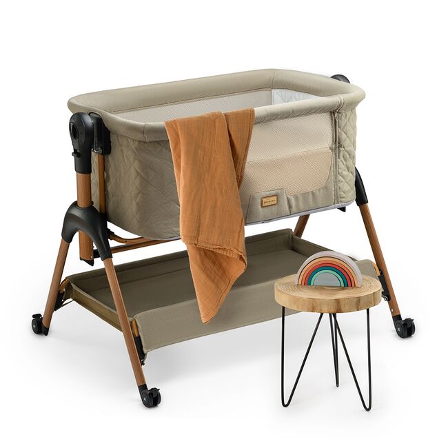 Onino -  patut co-sleeper nest.me, misty taupe bbbb15