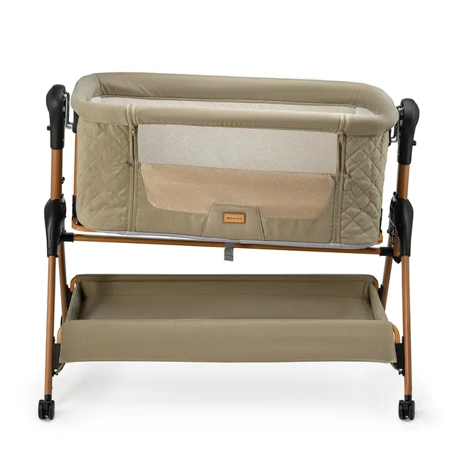 Onino -  patut co-sleeper nest.me, misty taupe bbbb15