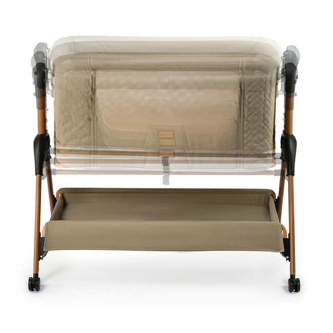 Onino -  patut co-sleeper nest.me, misty taupe bbbb15