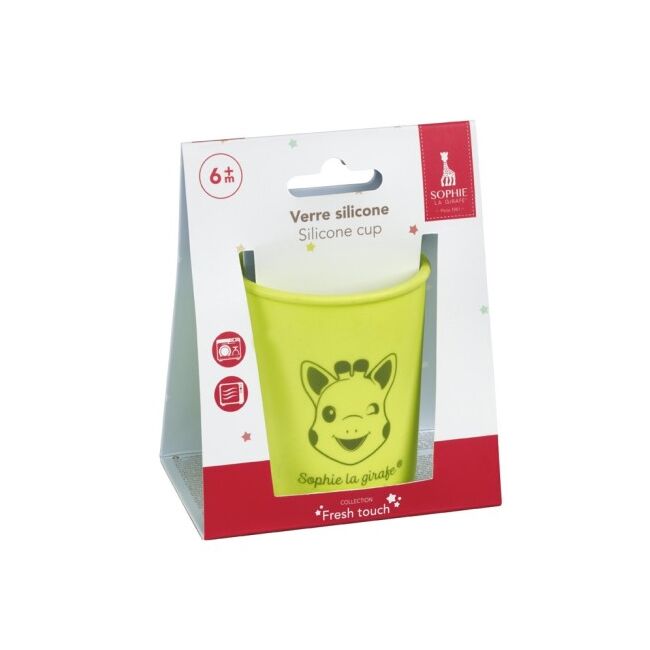 Pahar silicon girafa sophie vu480005