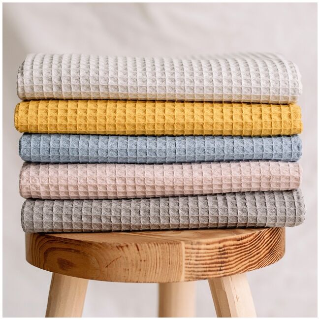 Paturica si prosop 2 in 1 nou nascut skiddou teppi, 100% bumbac, gri inchis, 75x100cm sk_2090101