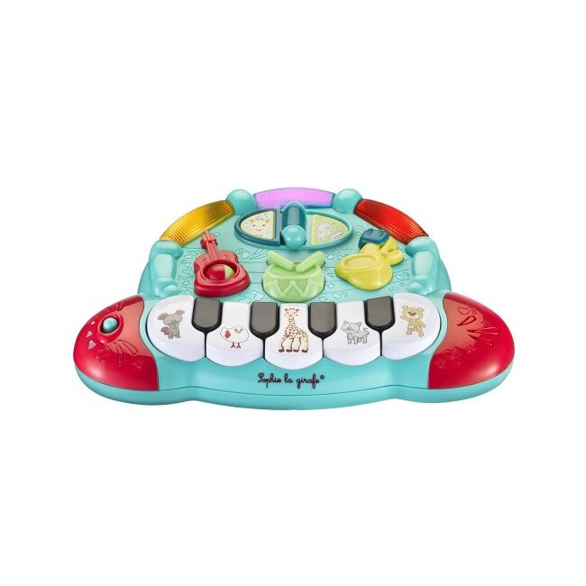 Pian muzical cu lumini girafa sophie vu230799