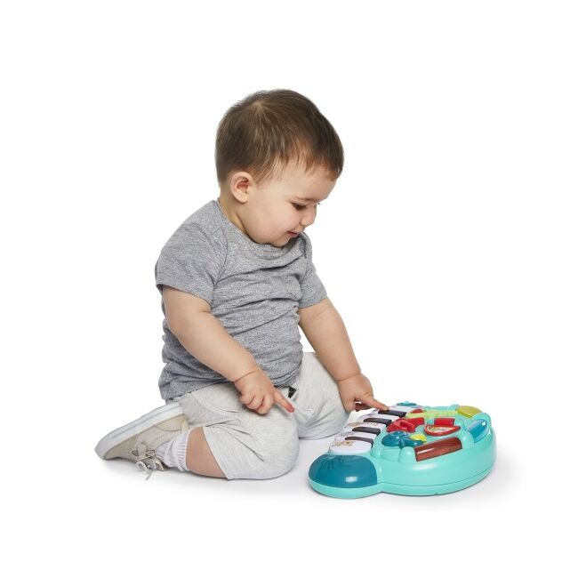 Pian muzical cu lumini girafa sophie vu230799