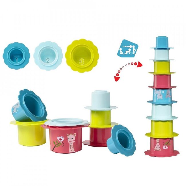 Piramida de flori girafa sophie vu010256