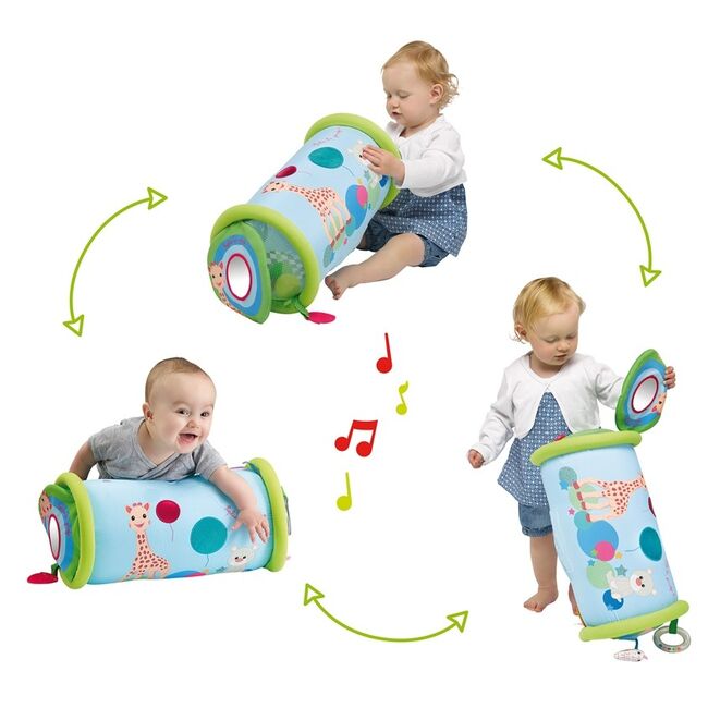 Prima mea jucarie gonflabila rollin' cu activitati girafa sophie vu240117