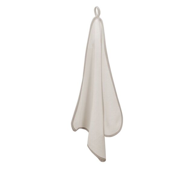 Prosopel copii, Qmini, Dimensiune 40x40cm, Din tricot termo-terry din bambus, Materiale certificate Oeko Tex Standard 100, Beige BYN6426972030069