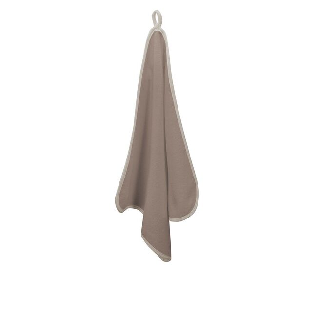 Prosopel copii, Qmini, Dimensiune 40x40cm, Din tricot termo-terry din bambus, Materiale certificate Oeko Tex Standard 100, Mocha BYN6426972030052