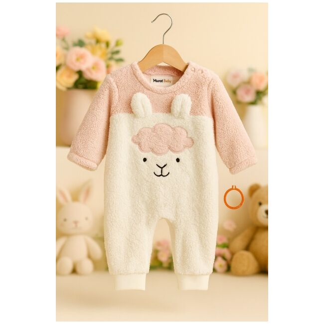 Salopeta pufoasa bebelusi fara botosei – model oita roz trmd9907