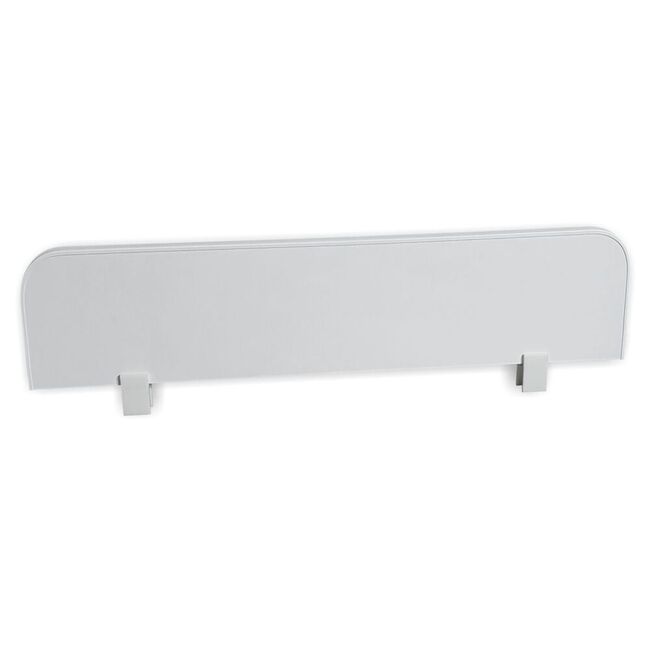 Set 2 Paravane Detasabile Protectie Pat Copii - Alb 70 X 18 Cm - Cleme 25 Mm - Pc-p-2-par-18-25