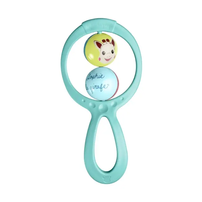 Set cadou girafa sophie, zornaitoare si breloc vu010324
