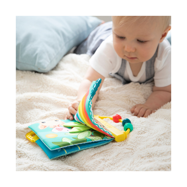 Set cadou girafa sophie, zornaitoare si carticica cu activitati vu010325