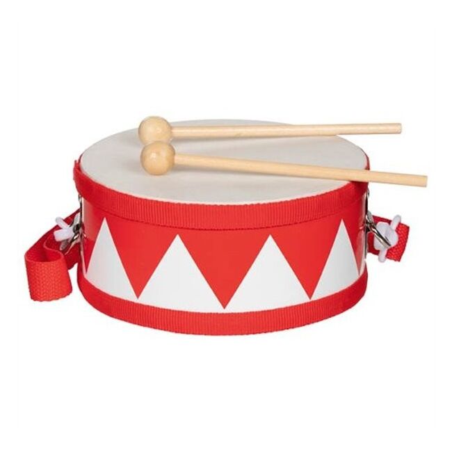 Toba rosie cu malete din lemn, instrument muzical pentru copii - okegoki61852