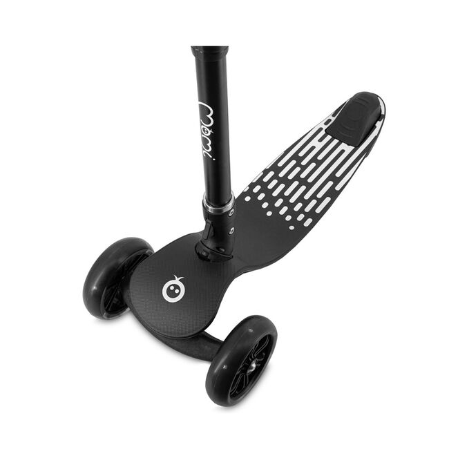 Trotineta pliabila cu roti LED pentru copii, 3 Ani+, MoMi San - Negru KRTHULA00016