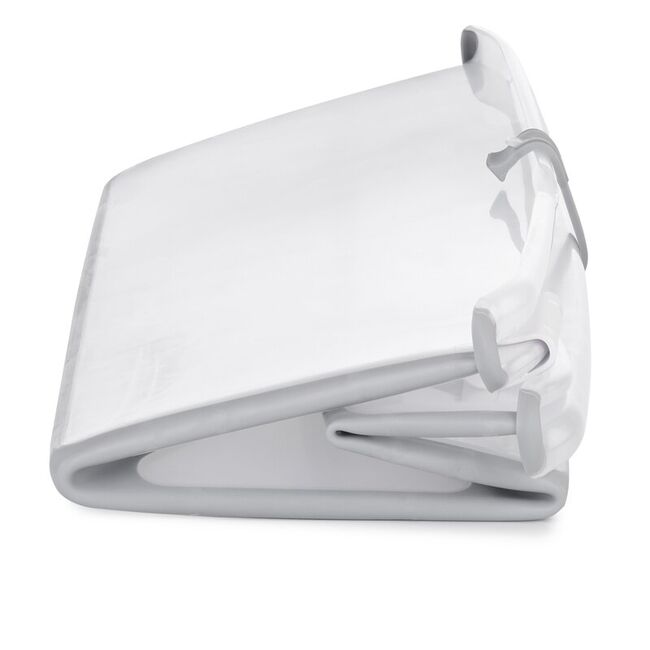 Cadita de baie cu pliere ultra-compacta, Jane, Oasis, Cu doua manere, 68 x 42 x 26 cm, Conform cu standardul european de siguranta EN 17072:2018, Tropical BYN84204210922668