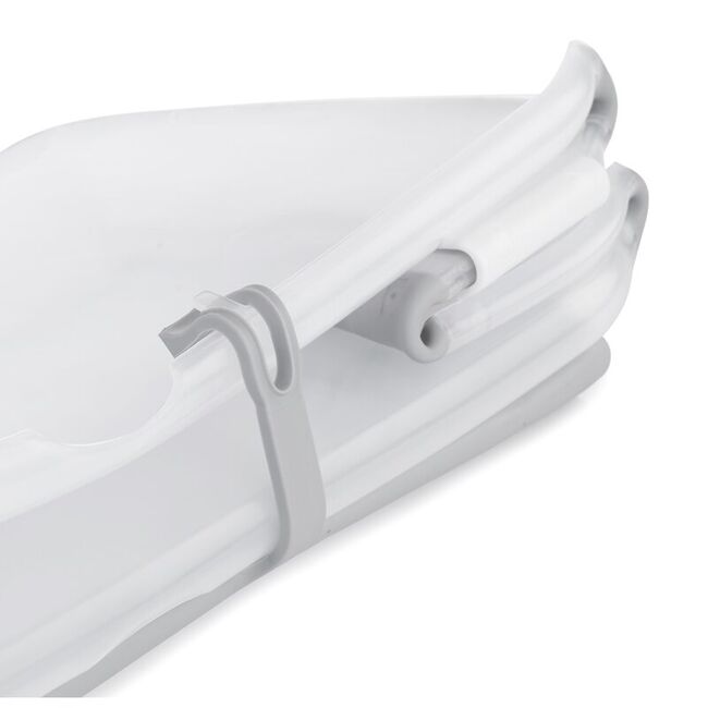 Cadita de baie cu pliere ultra-compacta, Jane, Oasis, Cu doua manere, 68 x 42 x 26 cm, Conform cu standardul european de siguranta EN 17072:2018, Tropical BYN84204210922668