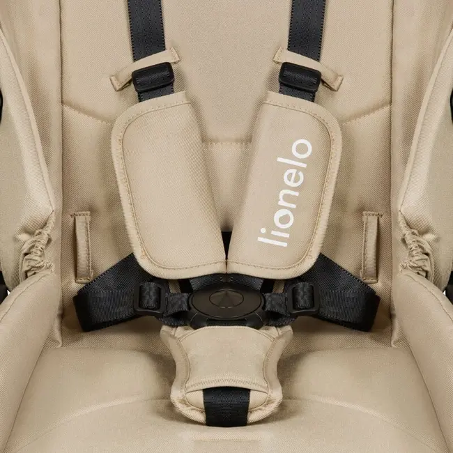 Carucior 2 in 1, Lionelo, Meril, Cu landou si scaun cu dimensiune XL, Reversibil, Cu sistem de ventilatie 3D, Cu accesorii, Pana la 22 kg, De la nastere, Conform cu EN1888-1 EN1888-2, EN1466, Bej BYNLO-MERIL_2IN1_BEIGE_SAND