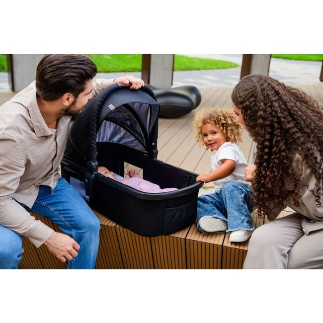 Carucior 3 in 1, Lionelo, Amber, Landou intarit, Scoica auto testata ADAC, Reversibil, Cu accesorii, Geanta parinti, Pana la 22 kg, Bej BYNLO-AMBER_3IN1_BEIGE_SAND