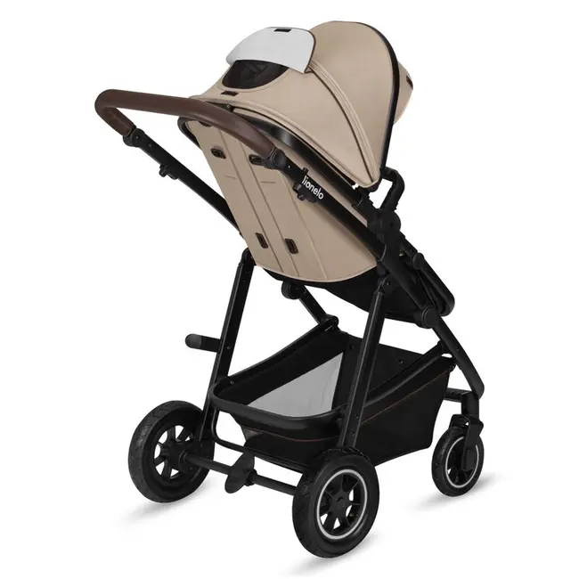 Carucior 3 in 1, Lionelo, Amber, Landou intarit, Scoica auto testata ADAC, Reversibil, Cu accesorii, Geanta parinti, Pana la 22 kg, Bej BYNLO-AMBER_3IN1_BEIGE_SAND