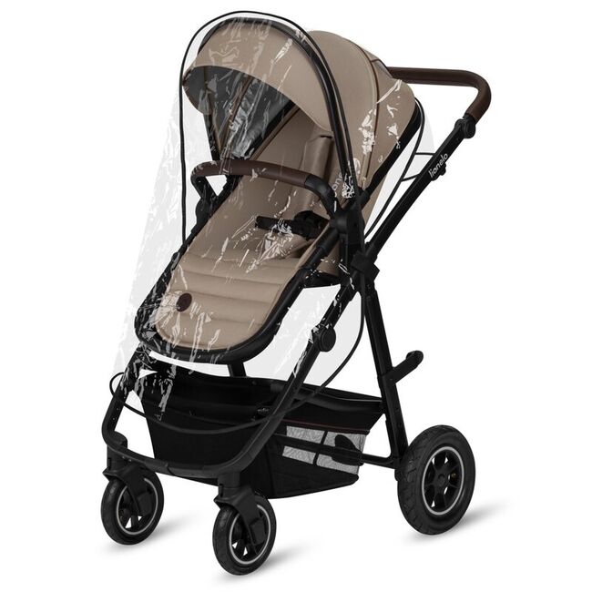 Carucior 3 in 1, Lionelo, Amber, Landou intarit, Scoica auto testata ADAC, Reversibil, Cu accesorii, Geanta parinti, Pana la 22 kg, Bej BYNLO-AMBER_3IN1_BEIGE_SAND